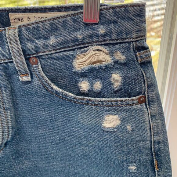 rag & bone Dre Denim Low-Rise Shorts Size 27 - Picture 8 of 8